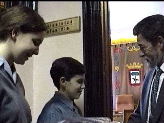 Entrevista con el Alcalde de Getxo, Humberto Cirarda, el 20-3-99.