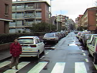 c/ Bidebarrieta, hacia la c/ Mayor.