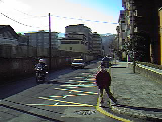 c/ Amaia, hacia Avda. Santa Ana y la r�a.