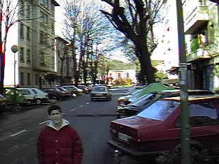 Avda. Santa Ana, hacia la ermita de Santa Ana y la c/ Mayor.