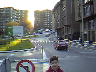 c/ Bidezabal, cruce con la carretera de Getxo a Berango. Algorta.