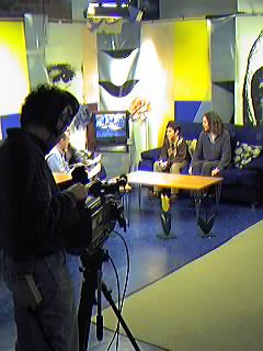 Momento de la entrevista.