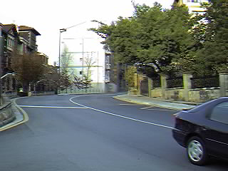 Algortako Etorbidea, hacia el Ayuntamiento.