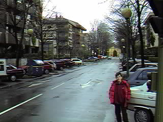 c/ M�ximo Agirre, hacia la ermita de Santa Ana, que se vislumbra al fondo.