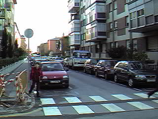 c/ Bidebarrieta, hacia Leioa.