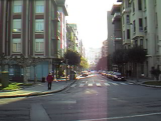 c/ Andr�s Larrazabal, hacia el centro de Las Arenas.