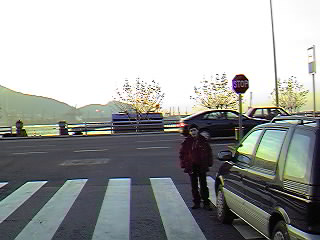 c/ Cervantes, hacia el cruce de Ereaga.