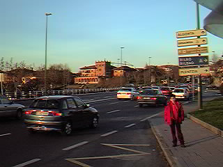 Cruce de Ereaga al final de la Avda. Zugazarte.