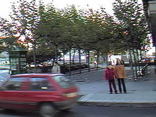 Plaza de la Estaci�n, hacia el Metro Las Arenas y la c/ Ibaigane.