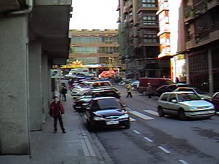 c/ Zalama, hacia c/ Las Mercedes.