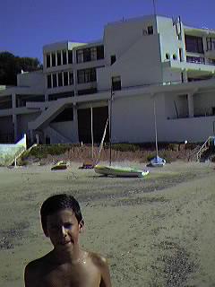 Pulsa aqu� para ver la foto final ampliada. Playa de Dehesa de Campoamor.