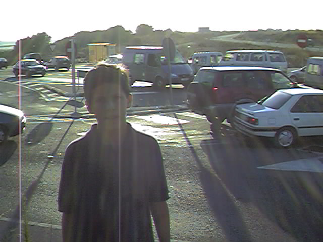 Peligroso cruce en el acceso principal a la Urbanizaci�n Mil Palmeras desde la carretera N-332, entre Dehesa de Campoamor y Torre de la Horadada.