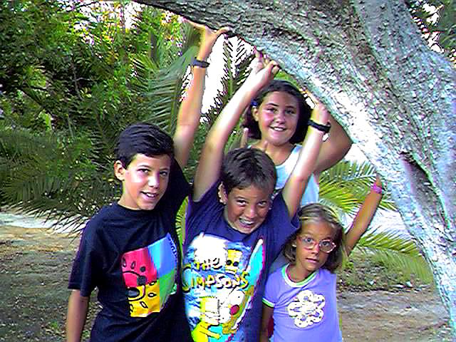 Amigos de Mil Palmeras. Con Fernando, Paula e Irene.