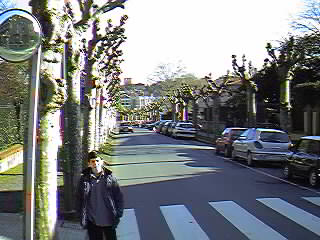 Leioako Etorbidea, hacia la Avda. de los Chopos.