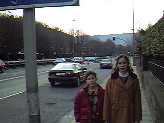 Avda. Zugazarte, hacia la iglesia de Las Mercedes.