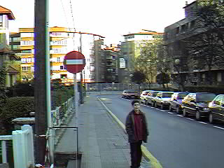 c/ Lertegi, hacia la c/ Negubide.