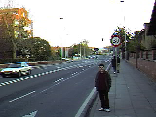 Carretera de La Avanzada desde la c/ Negubide.