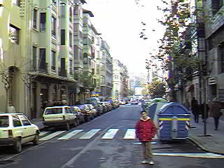 c/ Las Mercedes, hacia la iglesia.
