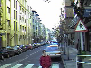 c/ Las Mercedes, hacia la iglesia.