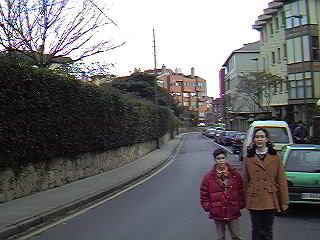 Neguriko Etorbidea, hacia el Metro Neguri.